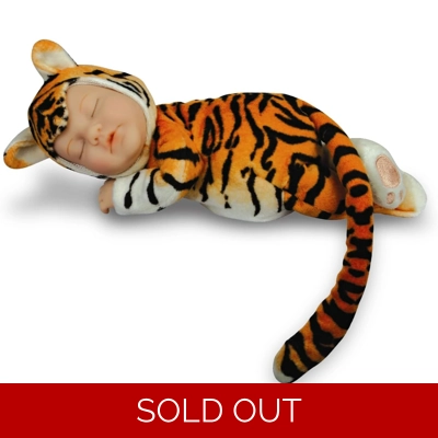 Anne Geddes 579320 Tiger 9 inch Baby Doll Classic Collection